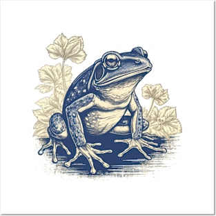 Feeling blue This frog has got your back Posters and Art